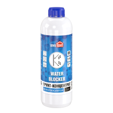 Грунтовка акриловая профессиональная водостойкая Класик - 6 WATER BLOCKER - 1 л TM DIVOTSVIT