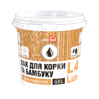 Лак для пробки и бамбука Шелковистый - 0,9 л TM DIVOTSVIT
