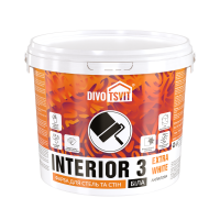 Краска водоэмульсионная Интерьер Interior - 5 л TM DIVOTSVIT