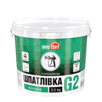 Шпаклевка Финишная Гарант-2 - 3,5 кг TM DIVOTSVIT