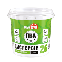 Дисперсія ПВА-Д prof 26 - 0,9 кг TM DIVOTSVIT