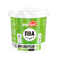 Дисперсія ПВА-Д prof 26 - 5 кг TM DIVOTSVIT