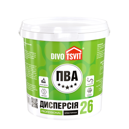 Дисперсія ПВА-Д prof 26 - 5 кг TM DIVOTSVIT