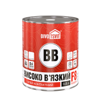 Клей ВысокоВязкий морозостойкий - 0,8 л TM DIVOTSVIT