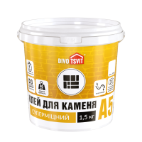 Клей для декоративного камня Акрилин-5 - 1,5 кг TM DIVOTSVIT