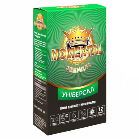 Клей для шпалер MOMENTAL PREMIUM універсал 250 г TM DIVOTSVIT